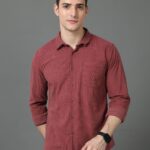 HERE&NOW Men Slim Fit Opaque Striped Casual Shirt